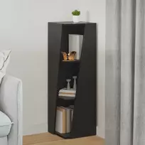 Šoninis lentynas Juoda 33 x 32 x 100,5 cm Apdirbta mediena