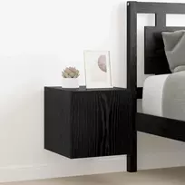 TV sieninė spintelė su LED Juodas ąžuolas 30,5 x 35 x 30 cm