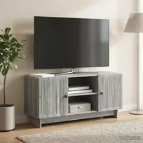 Televizoriaus spintelė 102 x 34,5 x 50 cm Pilka Sonoma