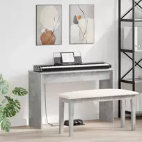 Klaviatūros stovas Betono pilka 100 x 32 x 64 cm