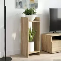 Augalų stovas su lentyna 2 pcs Sonoma ąžuolas 30 x 30 x 80 cm