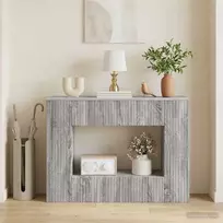 Konsolinis stalas Dryžuotas Pilka Sonoma 101 x 29 x 74 cm