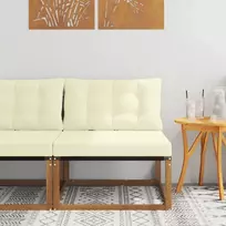 Lauko Vidurinis Sofa Kietasis akacijos medis ir Textilene