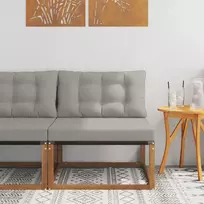 Lauko Vidurinis Sofa Kietasis akacijos medis ir Textilene
