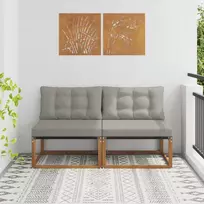 2 Vienetas Lauko Vidurinis Sofa