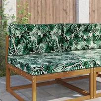 Lauko sofa pagalvėlė 2 pcs Lapų raštas Poliesteris