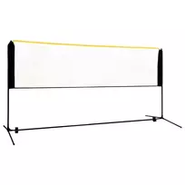 Reguliuojamas badmintono tinklas, 300x103x94–158cm, metalas