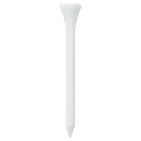 Golfo kamuoliukų laikikliai, 1000vnt., baltas, 83mm, bambukas