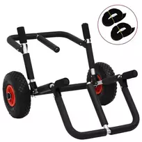 SUP vežimėlis 2 banglentėms, aliuminis, sulankstomas, 90 kg