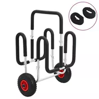 SUP vežimėlis 2 banglentėms, aliuminis, 90 kg