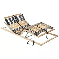 Lamelinis lovos pagrindas Ruda 90 x 190 cm Kietas bukas medis