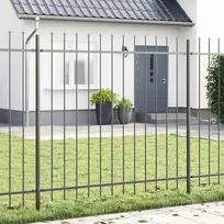 Sodo tvora 8 pcs Pilka 13,6 x 1,5 m Miltelinis plienas