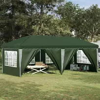 Pop-up šventinis palapinė 575 x 288 x 245 cm Žalia