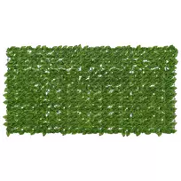Balkono ekranas su lapais Žalia ir geltona 200 x 100 cm