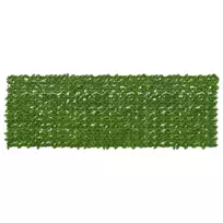 Balkono ekranas su lapais Žalia ir geltona 300 x 100 cm