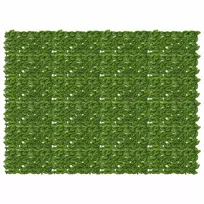 Balkono ekranas su lapais Žalia ir geltona 200 x 150 cm