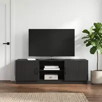 Televizoriaus spintelė Juoda 150 x 31 x 47 cm Apdirbta mediena
