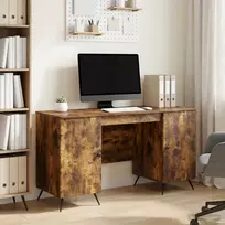 Stalas Dūminio ąžuolo 142,5 x 50 x 75 cm Apdirbta mediena