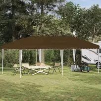 Pop-up šventinis palapinė 575 x 290 x 245 cm Taupe