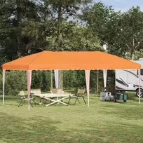 Pop-up šventinis palapinė 575 x 290 x 245 cm Oranžinė