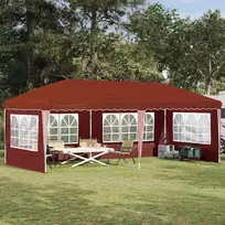 Pop-up šventinis palapinė 575 x 289 x 245 cm Terakotos