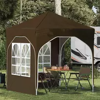Pop-up šventinis palapinė 192 x 192 x 245 cm Taupe