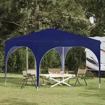 Pop-up šventinis palapinė 290 x 290 x 245 cm Mėlyna