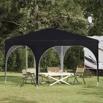 Pop-up šventinis palapinė 290 x 290 x 245 cm Antracitas