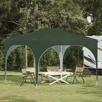 Pop-up šventinis palapinė 290 x 290 x 245 cm Žalia