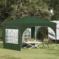 Pop-up šventinis palapinė 290 x 290 x 245 cm Žalia