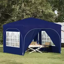 Pop-up šventinis palapinė 290 x 290 x 245 cm Mėlyna