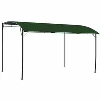 Pavėsinė 4 x 3 x 2,55 m Žalia Audinys ir aliuminis 180 gsm