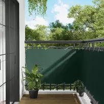 Balkono Ekranas Tamsiai žalia 100 x 300 cm Oksfordo audinys