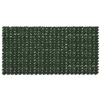 Balkono ekranas su lapais Tamsiai žalia 300 x 150 cm