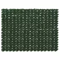 Balkono ekranas su lapais Tamsiai žalia 200 x 150 cm