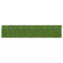 Balkono ekranas su lapais Žalia ir geltona 500 x 100 cm