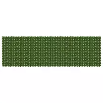 Balkono ekranas su lapais Žalia 500 x 150 cm