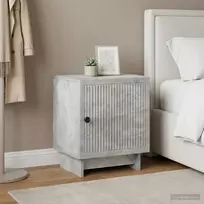 Šalia lovos spintelė 2 pcs Betono pilka 43 x 34,5 x 50 cm