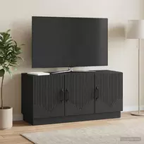 Televizoriaus spintelė Juoda 99 x 34,5 x 47 cm Apdirbta mediena