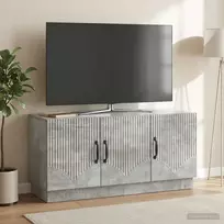 Televizoriaus spintelė Betono pilka 99 x 34,5 x 47 cm