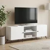 Televizoriaus spintelė Balta 150 x 31 x 50 cm Apdirbta mediena