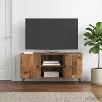 Televizoriaus spintelė Sendintos medienos 102 x 34,5 x 50 cm