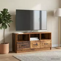Televizoriaus spintelė Sendintos medienos 102 x 34,5 x 47 cm