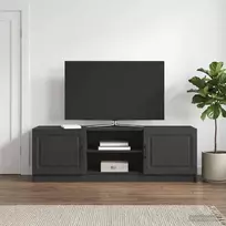 Televizoriaus spintelė Juoda 150 x 31 x 47 cm Apdirbta mediena