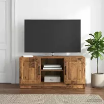 Televizoriaus spintelė Sendintos medienos 102 x 34,5 x 47 cm