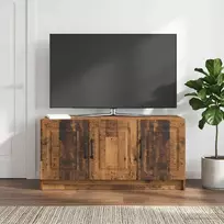 Televizoriaus spintelė Sendintos medienos 99 x 34,5 x 47 cm