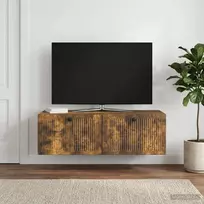 Sieninė TV spintelė Dūminio ąžuolo 98 x 41 x 30 cm