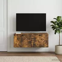 Sieninė TV spintelė Dūminio ąžuolo 78,5 x 41 x 30 cm