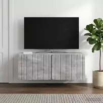 Sieninė TV spintelė Betono pilka 78,5 x 41 x 30 cm