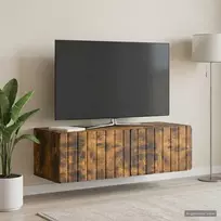 Sieninė TV spintelė Dūminio ąžuolo 98 x 41 x 30 cm